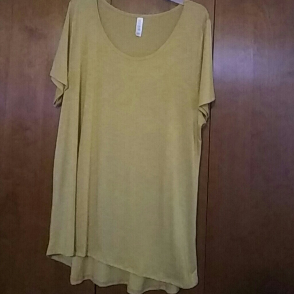 LulaRoe Classic T Mustard Color